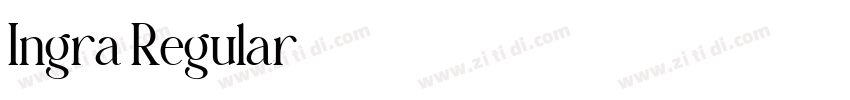 Ingra Regular字体转换